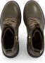 Tommy Hilfiger Veterschoenen BICOLOR LEATHER LACE-UP plateau veterschoenen chunky boots goudkleurige logo tekst - Thumbnail 4