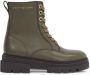 Tommy Hilfiger Veterschoenen BICOLOR LEATHER LACE-UP plateau veterschoenen chunky boots goudkleurige logo tekst - Thumbnail 5
