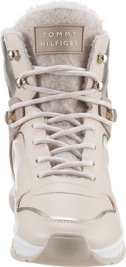 Tommy Hilfiger Winterlaarzen TH OUTDOOR BOOTIE met contrastdetails