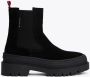 TOMMY JEANS Chelsea-boots TJW FOXING CHELSEA SUEDE blokhak instap laarzen enkellaars met kleurrijke aantrekloop - Thumbnail 8