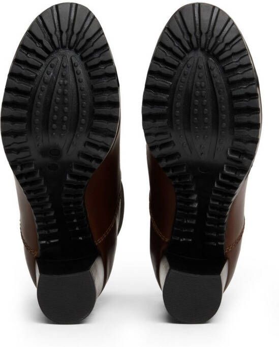 TOMMY JEANS Highheel-laarsjes TJW NEW ESS HIGH HEEL BOOT blokhak partymode enkellaarzen in smalle vorm