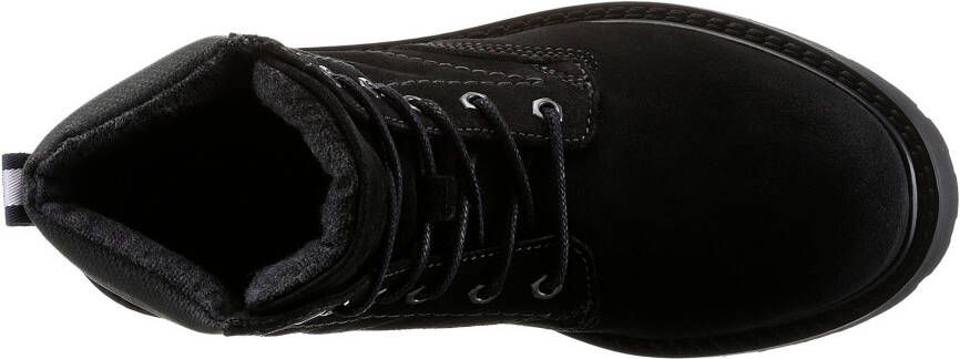 TOMMY JEANS Hoge veterschoenen BRAN SHORT LACE UP NYLON COLLAR met modieuze kraag