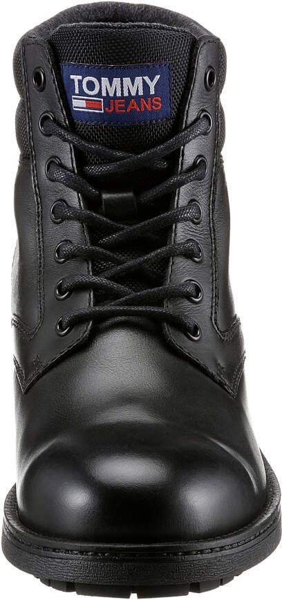 TOMMY JEANS Hoge veterschoenen CLASSIC SHORT LACE UP BOOT met zacht verdikte rand