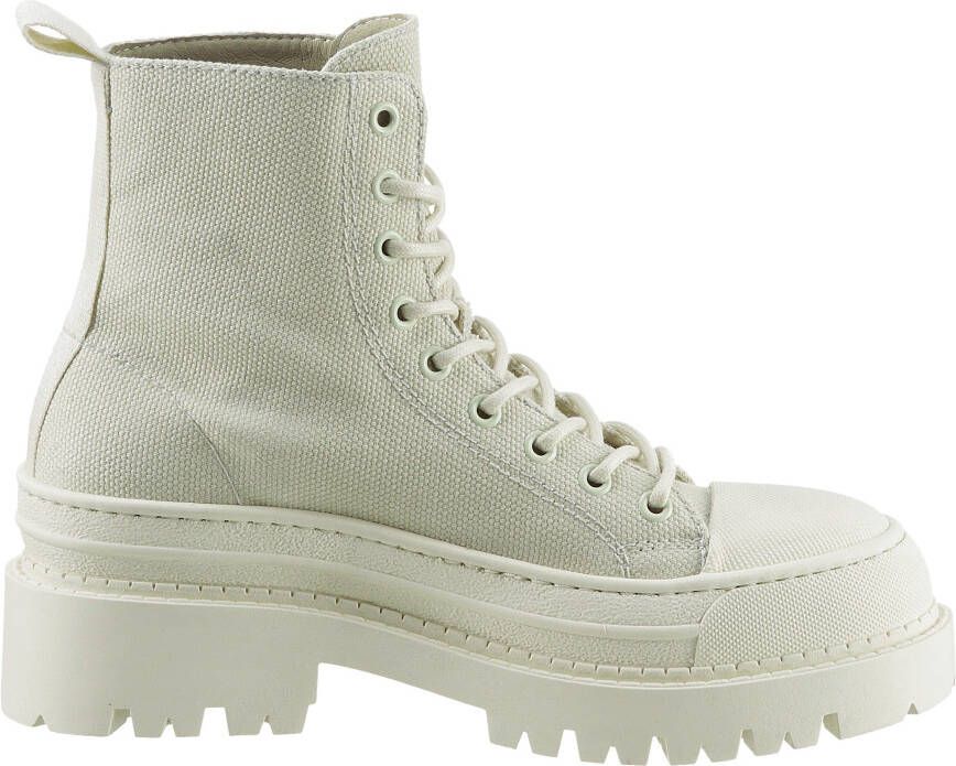 TOMMY JEANS Hoge veterschoenen TJW FOXING CANVAS BOOT met praktische aantreklus