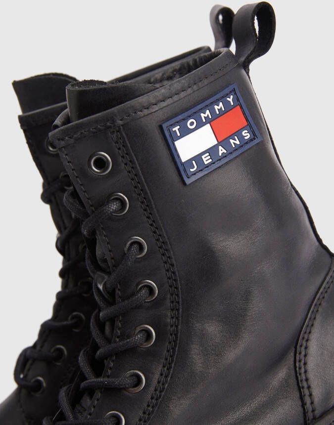 TOMMY JEANS Hoge veterschoenen ACE UP BOOT met opgestikte flag