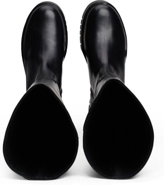 TOMMY JEANS Laarzen TJW LONG SHAFT BOOT hakken lange laarzen met zijlogo