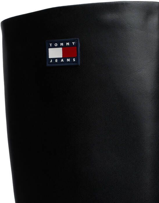 TOMMY JEANS Laarzen TJW LONG SHAFT BOOT hakken lange laarzen met zijlogo
