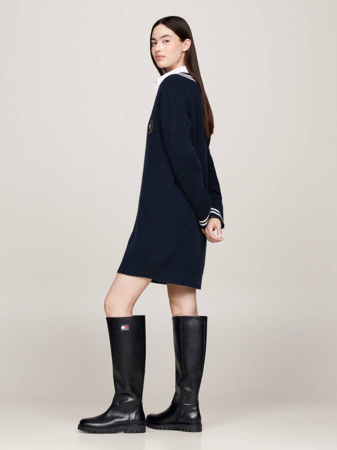 TOMMY JEANS Laarzen TJW LONG SHAFT BOOT hakken lange laarzen met zijlogo
