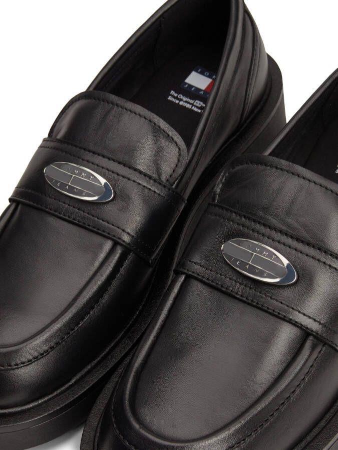 TOMMY JEANS Loafers TJW FLAT LOAFER lage schoen slipper instapschoen in college-look