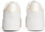 TOMMY JEANS Plateausneakers TJW FLATFORM PEARLIZED SNEAKER vrijetijdsschoen halfhoge schoen veterschoen met zachte schachtrand - Thumbnail 4