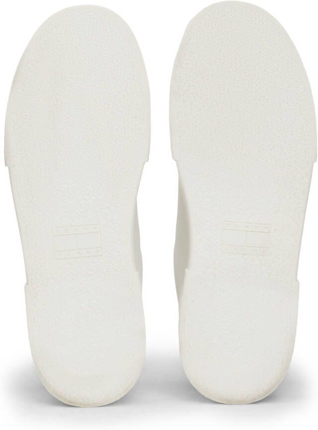 TOMMY JEANS Plateausneakers TJW FOXING FLATFORM SNEAKER vrijetijdsschoen lage schoen veterschoen met logo-opdruk in het plateau