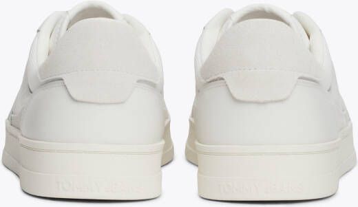 TOMMY JEANS Plateausneakers THE GREENWICH MIX MEDIA vrijetijdsschoen veterschoen lage schoen met logovlag