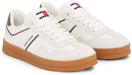 TOMMY JEANS Plateausneakers THE GREENWICH veterschoenen lage schoen vrijetijdsschoen met contrast-plateauzool