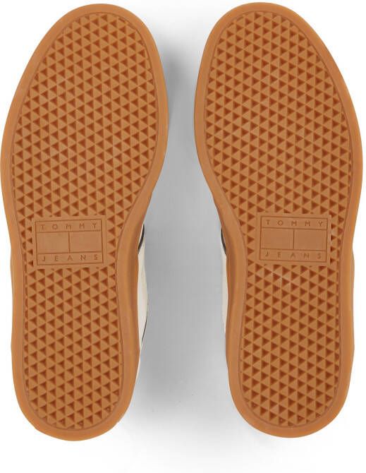 TOMMY JEANS Plateausneakers THE GREENWICH veterschoenen lage schoen vrijetijdsschoen met contrast-plateauzool