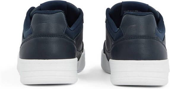 TOMMY JEANS Plateausneakers (NEW) TJM CUPSOLE LEATHER ESS vrijetijdsschoen lage schoen veterschoen in basket-look