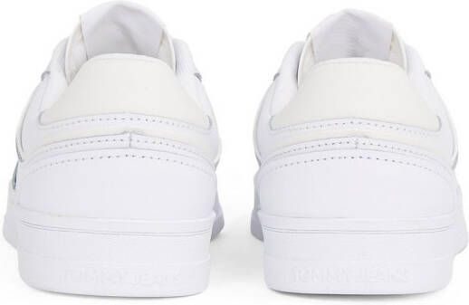 TOMMY JEANS Plateausneakers THE GREENWICH LEATHER vrijetijdsschoen lage schoen veterschoen in basket-look