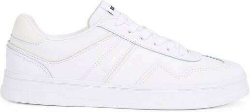 TOMMY JEANS Plateausneakers THE GREENWICH LEATHER vrijetijdsschoen lage schoen veterschoen in basket-look