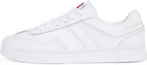 TOMMY JEANS Plateausneakers THE GREENWICH LEATHER vrijetijdsschoen lage schoen veterschoen in basket-look