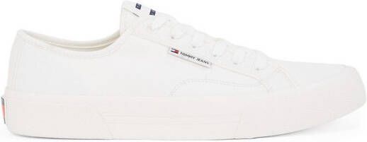 TOMMY JEANS Plateausneakers TJM LACE UP CANVAS COLOR vrijetijdsschoen lage schoen veterschoen met logo-patch op de tong