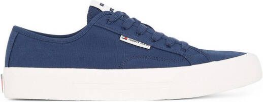 TOMMY JEANS Plateausneakers TJM LACE UP CANVAS COLOR vrijetijdsschoen lage schoen veterschoen met logo-patch op de tong