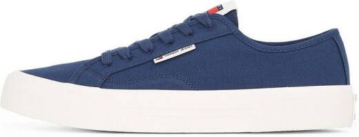 TOMMY JEANS Plateausneakers TJM LACE UP CANVAS COLOR vrijetijdsschoen lage schoen veterschoen met logo-patch op de tong
