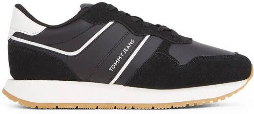 TOMMY JEANS Plateausneakers TJW EVA RETRO RUNNER vrijetijdsschoen lage schoen veterschoen met gepolsterde schacht