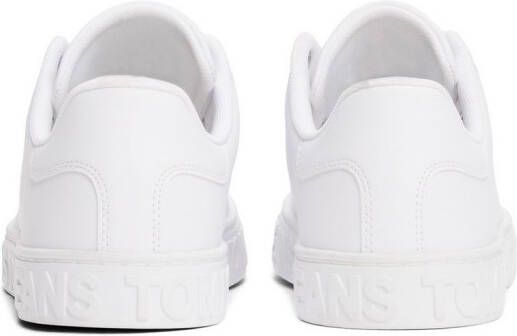 TOMMY JEANS Plateausneakers TJW LOGO OUTSOLE SNEAKER ESS vrijetijdsschoen lage schoen veterschoen met zijlogo-vlag