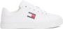 TOMMY JEANS Plateausneakers TJW LOGO OUTSOLE SNEAKER ESS vrijetijdsschoen lage schoen veterschoen met zijlogo-vlag - Thumbnail 6