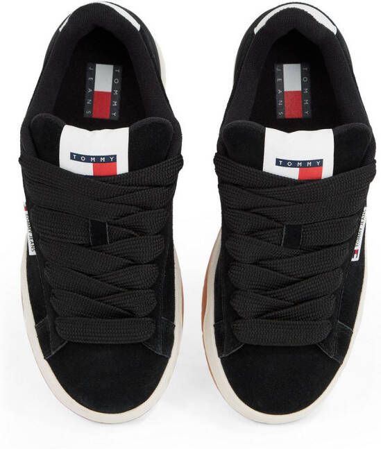 TOMMY JEANS Plateausneakers TJW SKATE SNEAKER vrijetijdsschoen halfschoen veterschoen met gepolsterde schacht