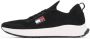 TOMMY JEANS Slip-on sneakers TJM RUNNER KNTITTED vrijetijdsschoen lage schoen slipper met aangebrachte veters - Thumbnail 6