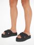 Tommy Hilfiger Urban Flatform Sandalen met Opvallende Lettering Black Dames - Thumbnail 12