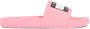 Tommy Jeans Oranje Polyethyleen Slide Sandalen Pink Dames - Thumbnail 27