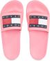 Tommy Jeans Oranje Polyethyleen Slide Sandalen Pink Dames - Thumbnail 28