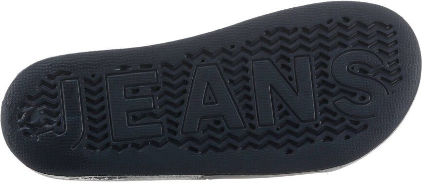 TOMMY JEANS Slippers FLAG POOL SLD ESS zomerschoen slippers met gekleurde logovlag