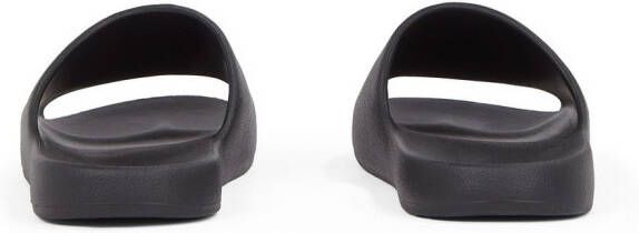 TOMMY JEANS Slippers TJM BASIC SANDAL instapschoen zomerschoen comfort-schoen met logo-opdruk