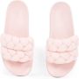 TOMMY JEANS Slippers TJW BRAIDED SLIDE zomerschoen flats instapschoen gevlochten gewatteerde bandage - Thumbnail 7
