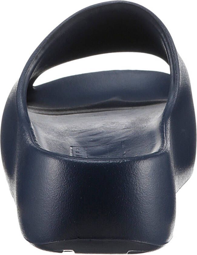 TOMMY JEANS Slippers TJW CHUNKY FLATFORM SLIDE plateau zomerschoen slippers met contrasterende logo-opdruk