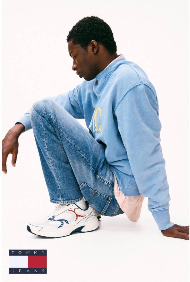 TOMMY JEANS Sneakers ARCHIVE'25 vrijetijdsschoen lage schoen veterschoen met contrastafwerkingen