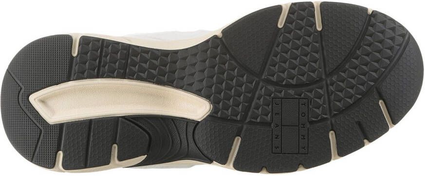 TOMMY JEANS Sneakers met sleehak ARCHIVE'25 plateau vrijetijdsschoen lage schoen veterschoen met contrastafwerking