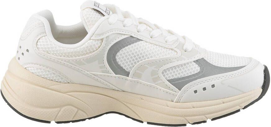 TOMMY JEANS Sneakers met sleehak ARCHIVE'25 plateau vrijetijdsschoen lage schoen veterschoen met contrastafwerking