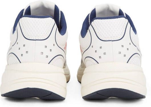 TOMMY JEANS Sneakers met sleehak ARCHIVE'25 vrijetijdsschoen lage schoen veterschoen met contrastafwerkingen