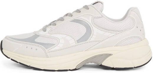 TOMMY JEANS Sneakers met sleehak ARCHIVE'25 vrijetijdsschoen lage schoen veterschoen met contrastafwerkingen