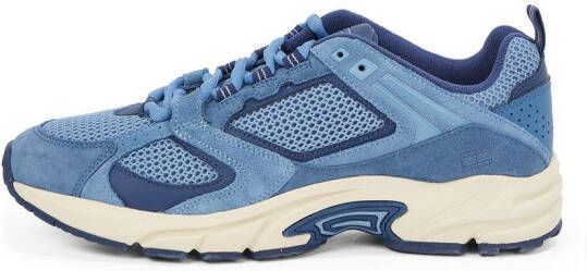 TOMMY JEANS Sneakers met sleehak ARCHIVE'97 vrijetijdsschoen halfschoen veterschoen in lichte materiaalmix
