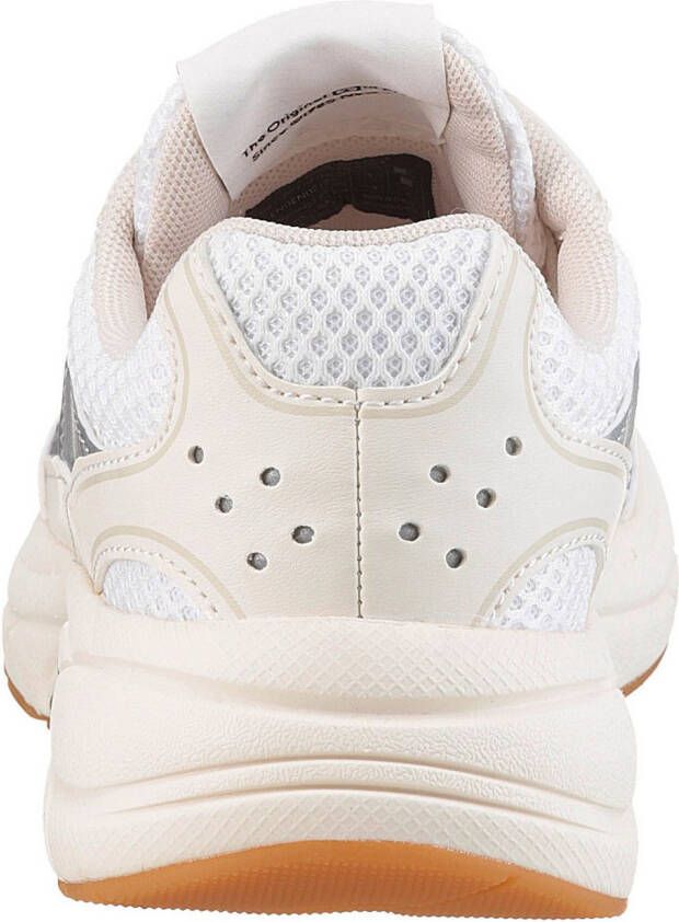 TOMMY JEANS Sneakers met sleehak THE CONEY METALLIC vrijetijdsschoen veterschoen lage schoen ugly sneaker logo-patch