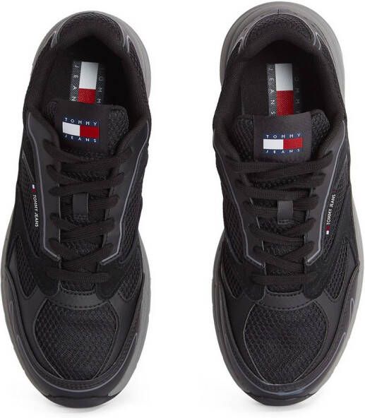 TOMMY JEANS Sneakers met sleehak THE CONEY vrijetijdsschoen lage schoen veterschoen met zijlabel