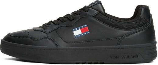 TOMMY JEANS Sneakers (NEW) TJM CUPSOLE LEATHER ESS vrijetijdsschoen lage schoen veterschoen in basket-look