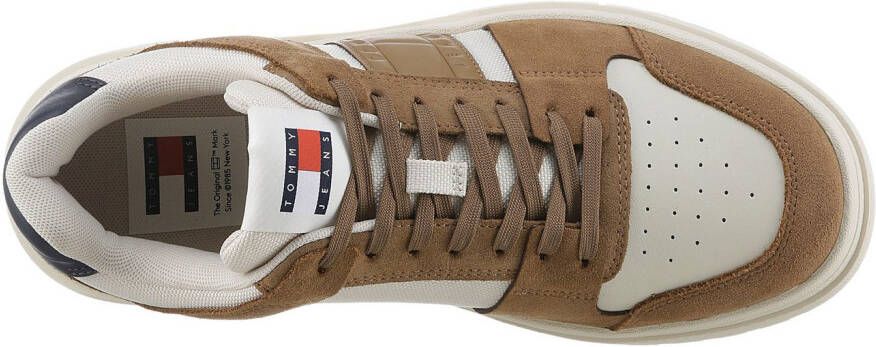 TOMMY JEANS Sneakers THE BROOKLYN MIX MAT. vrijetijdsschoen lage schoen veterschoen met zijlogo