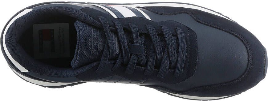 TOMMY JEANS Sneakers TJM MODERN RUNNER vrijetijdsschoen lage schoen veterschoen met zijlogo-vlag