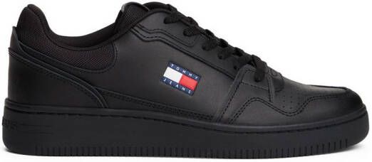 TOMMY JEANS Sneakers TJM RETRO BASKET vrijetijdsschoen halfhoge schoen veterschoen met perforatiemotief