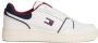 Tommy Hilfiger Witte Leren Heren Sneaker - Thumbnail 7